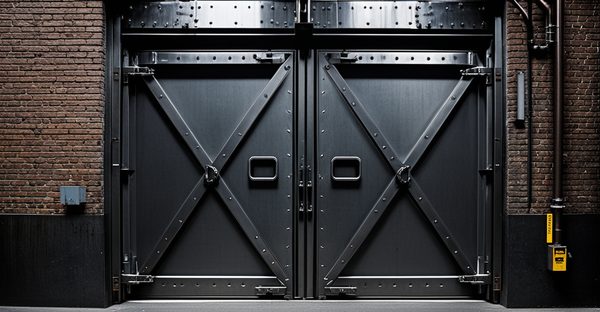 Portes à guillotine industrielles : sécurité et sur mesure